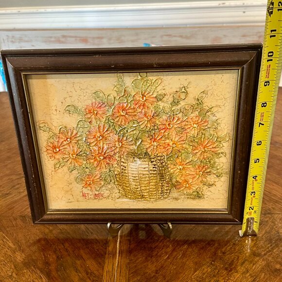 vintage signed Art Vance canvas painting - Picture 7 of 8